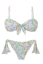 Carregar imagem no visualizador da galeria, Product Front: Rio De Sol Set Set Tiny-Garden Bandeau-Knot Italy