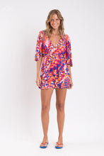 Carregar imagem no visualizador da galeria, Model Front: Rio De Sol Mini Dress Funny Mini Dress