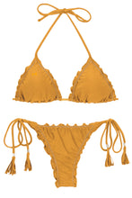 Carregar imagem no visualizador da galeria, Product Front: Rio De Sol Set Set Damasco Frufru-Fio