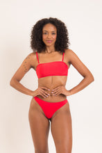 Carregar imagem no visualizador da galeria, Image 06: Rio De Sol Set Set Rouge Bandeau-Reto Nice-Fio
