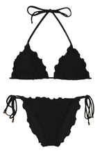 Carregar imagem no visualizador da galeria, Product Front: Rio De Sol Set Set Dots-Black Frufru-Comfy