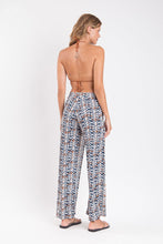 Carregar imagem no visualizador da galeria, Model Back: Rio De Sol Calça De Praia Ikat Wide Pants