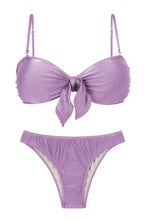 Carregar imagem no visualizador da galeria, Product Front: Rio De Sol Set Set Shimmer-Harmonia Bandeau-Knot Essential