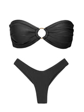 Carregar imagem no visualizador da galeria, Product Front: Rio De Sol Set Set Shimmer-Black Mavi Nara