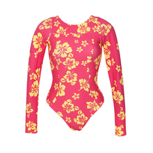 Carregar imagem no visualizador da galeria, Product Front: Wednesday In Hawaii By Rio De Sol Maiô Pua-Guava Surf