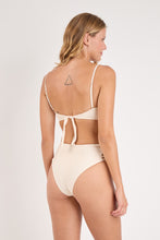Carregar imagem no visualizador da galeria, Model Back: Rio De Sol Soutien Top Malibu-Natural Bandeau-Iris