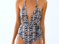 Carregar e reproduzir vídeo no visualizador da Galeria, Video: Rio De Sol Maiô Ikat New Vegas