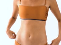 Carregar e reproduzir vídeo no visualizador da Galeria, Video: Rio De Sol Set Set Nocciola Bandeau-Reto High-Leg