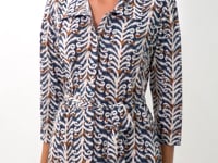 Carregar e reproduzir vídeo no visualizador da Galeria, Video: Rio De Sol Chemise Ikat Chemise