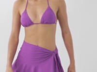 Carregar e reproduzir vídeo no visualizador da Galeria, Video: Rio De Sol Saia Bio-Floreira Mini Skirt