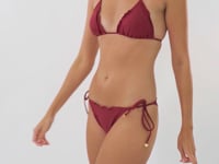 Carregar e reproduzir vídeo no visualizador da Galeria, Video: Rio De Sol Calcinha Bottom Touch-Carmim Frufru