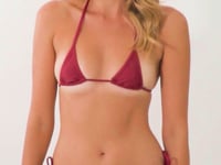 Carregar e reproduzir vídeo no visualizador da Galeria, Video: Rio De Sol Soutien Top Touch-Carmim Tri-Mini