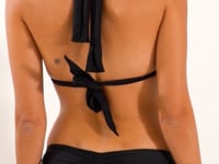 Carregar e reproduzir vídeo no visualizador da Galeria, Video: Rio De Sol Calcinha Bottom Shimmer-Black Mel