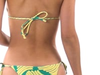 Carregar e reproduzir vídeo no visualizador da Galeria, Video: Rio De Sol Soutien Top Banana Yellow Invisible