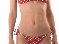 Carregar e reproduzir vídeo no visualizador da Galeria, Video: Rio De Sol Soutien Top Poa Red Frufru