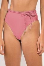 Carregar imagem no visualizador da galeria, Gallery: Rio De Sol Calcinha Bottom Shimmer-Confetti Belted-High-Waist