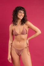 Carregar imagem no visualizador da galeria, Image 12: Rio De Sol Calcinha Bottom Shimmer-Copper Cheeky-Tie