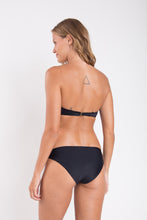 Carregar imagem no visualizador da galeria, Model Back: Rio De Sol Calcinha Bottom Touch-Black Essential-Comfy