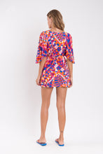 Carregar imagem no visualizador da galeria, Model Back: Rio De Sol Mini Dress Funny Mini Dress