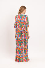 Carregar imagem no visualizador da galeria, Model Back: Rio De Sol Vestido De Praia Jungle Long Dress
