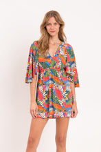 Carregar imagem no visualizador da galeria, Model Front: Rio De Sol Mini Dress Jungle Mini Dress