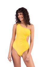 Carregar imagem no visualizador da galeria, Model Front: Rio De Sol Maiô Malibu-Yellow Maeve