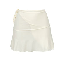 Carregar imagem no visualizador da galeria, Product Front: Rio De Sol Saia Off-White Mini Skirt