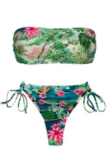 Carregar imagem no visualizador da galeria, Product Front: Rio De Sol Set Set Amazonia Bandeau-Reto Fio-Tie