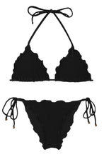 Carregar imagem no visualizador da galeria, Product Front: Rio De Sol Set Set Dots-Black Frufru
