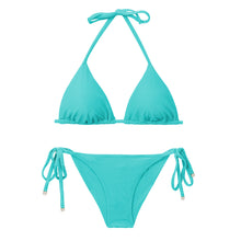 Carregar imagem no visualizador da galeria, Product Front: Rio De Sol Set Set Malibu-Atol Tri-Inv Cheeky-Tie