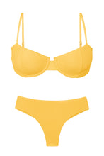 Carregar imagem no visualizador da galeria, Product Front: Rio De Sol Set Set Malibu-Yellow Balconet Ciao