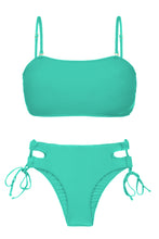 Carregar imagem no visualizador da galeria, Product Front: Rio De Sol Set Set Opal Bandeau-Reto Madrid