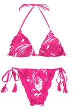 Carregar imagem no visualizador da galeria, Product Front: Rio De Sol Set Set Pink-Palms Frufru