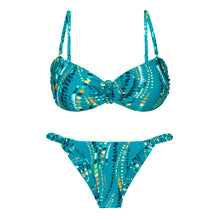 Carregar imagem no visualizador da galeria, Product Front: Rio De Sol Set Set Rain Bandeau-Crispy Cheeky-Crispy