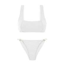 Carregar imagem no visualizador da galeria, Product Front: Rio De Sol Set Set Sand-White Mary Cheeky-Fixa