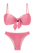Carregar imagem no visualizador da galeria, Product Front: Rio De Sol Set Set Shimmer-Confetti Bandeau-Knot Essential