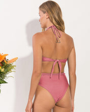 Carregar imagem no visualizador da galeria, Image 06: Rio De Sol Set Set Shimmer-Confetti Twist Belted-High-Waist
