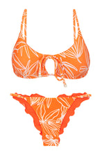 Carregar imagem no visualizador da galeria, Product Front: Rio De Sol Set Set Trail-Orange Tank-Tie Ipanema
