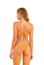 Carregar imagem no visualizador da galeria, Model Back: Rio De Sol Set Set Trail-Orange Tank-Tie Ipanema