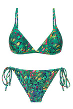 Carregar imagem no visualizador da galeria, Product Front: Rio De Sol Set Set Wilds Tri-Fixo Cheeky-Tie