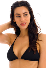 Carregar imagem no visualizador da galeria, Gallery: Rio De Sol Soutien Top Cotele-Preto Tri-Inv