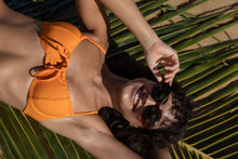 Carregar imagem no visualizador da galeria, Image 07: Rio De Sol Soutien Top Dots-Mango Balconet-Tie