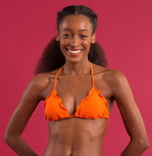Carregar imagem no visualizador da galeria, Image 10: Rio De Sol Soutien Top Dots-Orange Frufru
