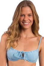 Carregar imagem no visualizador da galeria, Gallery: Rio De Sol Soutien Top Dots-Sky Balconet-Tie