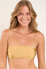 Carregar imagem no visualizador da galeria, Gallery: Rio De Sol Soutien Top Fluity-Dourado Bandeau-Reto