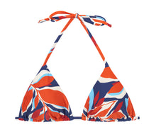 Carregar imagem no visualizador da galeria, Product Front: Rio De Sol Soutien Top Leaves Tri-Inv