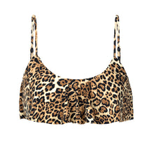 Carregar imagem no visualizador da galeria, Product Front: Rio De Sol Soutien Top Leopardo Babado
