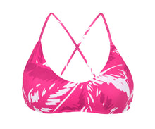 Carregar imagem no visualizador da galeria, Product Front: Rio De Sol Soutien Top Pink-Palms Bralette