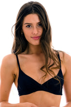 Carregar imagem no visualizador da galeria, Gallery: Rio De Sol Soutien Top Preto Balconet-Inv