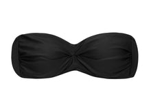 Carregar imagem no visualizador da galeria, Product Front: Rio De Sol Soutien Top Preto Bandeau-Pli
